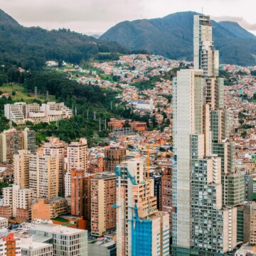 Financial District Bogota The financial and business district (Centro Financiero) with a view toward the north of the city. (Photo: German Rojas via Pixabay)