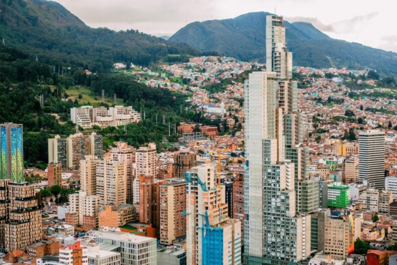 Financial District Bogota The financial and business district (Centro Financiero) with a view toward the north of the city. (Photo: German Rojas via Pixabay)