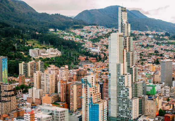 Financial District Bogota The financial and business district (Centro Financiero) with a view toward the north of the city. (Photo: German Rojas via Pixabay)